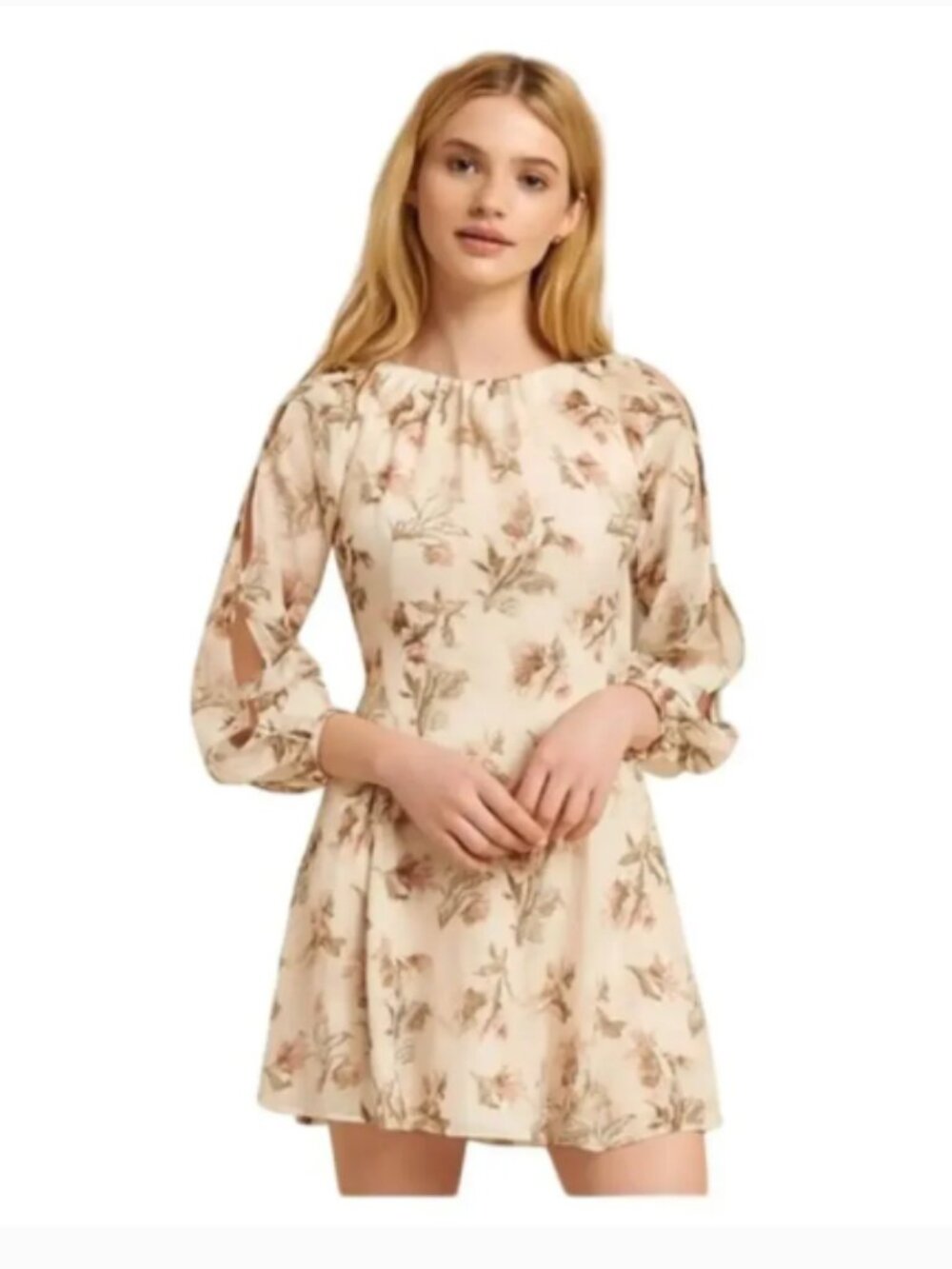 SACHIN + BABI Dress Size 10 Evening Gown NEW Bevvy Dress Eggshell Venetia Petals